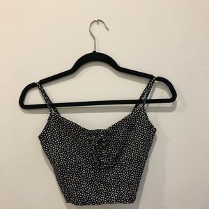 NWOT Pacsun (LA Hearts) - Flower Cropped Tank Top